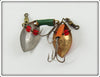 Hoffschneider Chrome & Orange/Gold Red Eye Midge Pair