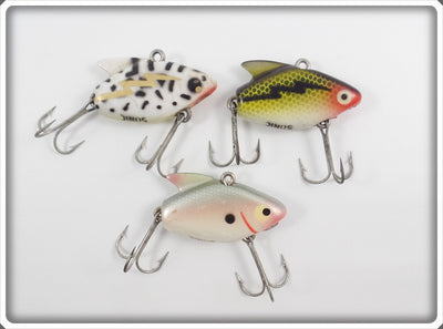 Heddon Sonic Lot Of Three: Shad, Perch, & Coachdog