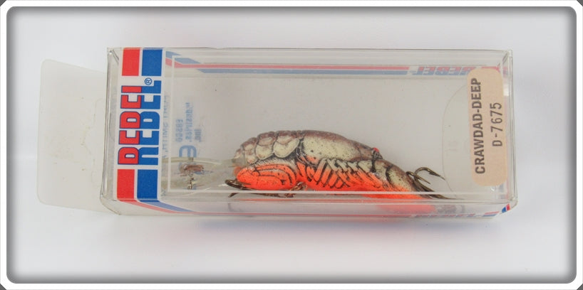 Rebel Brown & Orange Crawdad Deep Lure In Box 