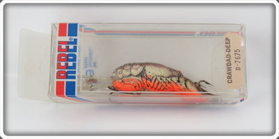 Rebel Brown & Orange Crawdad Deep Lure In Box 