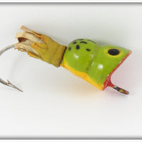 Vintage Fred Arbogast Fly Rod Hula Popper Lure 