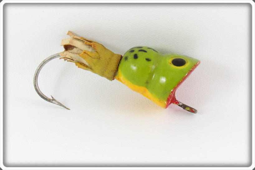Vintage Fred Arbogast Fly Rod Hula Popper Lure 