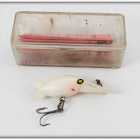 Vintage Eddie Pope & Co White Hot Shot Lure In Box 