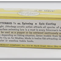 Arbogast Frog Spot Spinning Jitterbug In Box