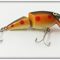 Vintage Unknown Possibly Swedish Spotted Jointed Minnow Lure 