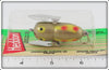 Heddon Gold Yellow Wings Tiny Crazy Crawler On Card