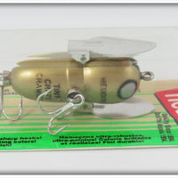 Heddon Gold Yellow Wings Tiny Crazy Crawler On Card