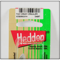 Heddon Green With Light Green Head Tiny Crazy Crawler On Card