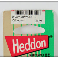 Heddon Luminous Tiny Crazy Crawler On Card