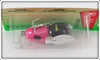 Heddon Pink With Black Head Tiny Crazy Crawler On Card
