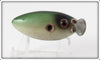 Vintage Unknown Green Scale Crippled Minnow Lure 