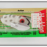 Heddon White Grey Coachdog Tiny Crazy Crawler Lure On Card 
