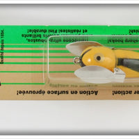 Heddon Yellow Green Wings Tiny Crazy Crawler Lure On Card 