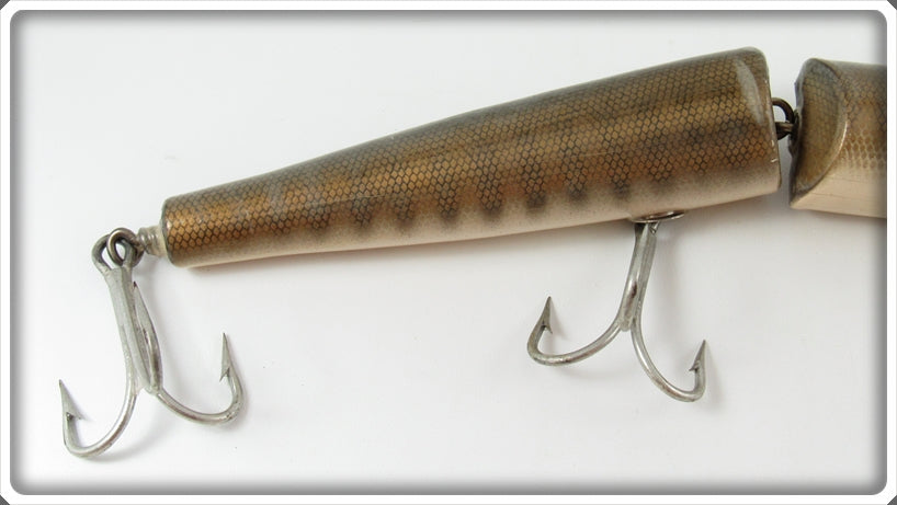 Vintage Creek Chub Pikie Scale Giant Jointed Pikie Lure For Sale