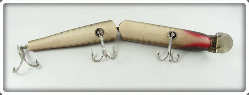 creek chub giant pikie fishing lure Vintage Creek Chub Pikie Scale Giant Jointed Pikie Lure For Sale
