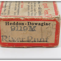 Heddon Pike Scale River Runt Spook Sinker Empty Box