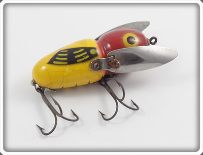 Heddon Yellow Red Head Crazy Crawler