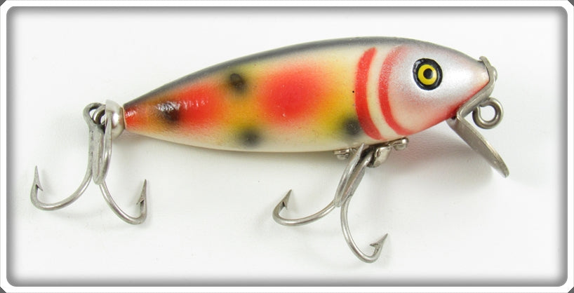 Vintage Pflueger Strawberry Spots Mustang Lure