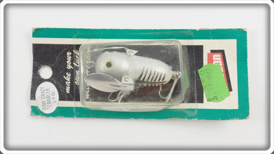 Heddon Silver Shore Tiny Crazy Crawler On Card