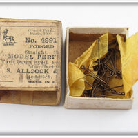 Vintage S. Allcock & Co Box Of Hooks