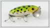 Vintage Fred Arbogast Frog Spot Jitterbug Lure