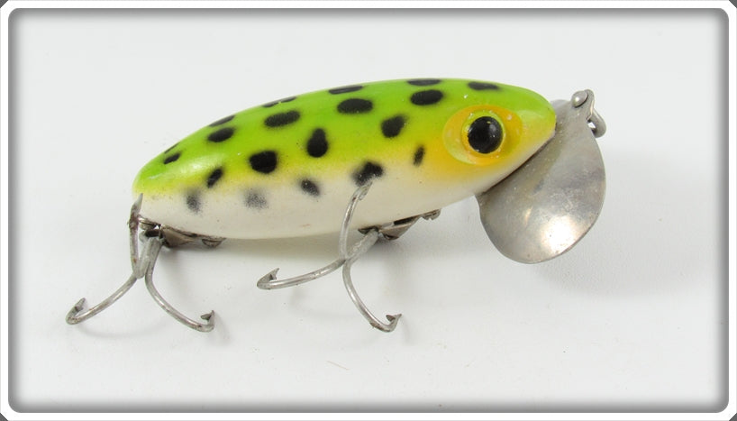 Vintage Fred Arbogast Frog Spot Jitterbug Lure