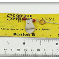 K-B Bait Co Scottie Spinner On Card