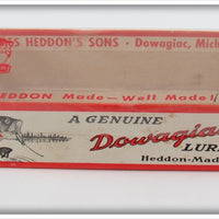 Vintage Heddon Bullfrog Weedless Widow Jr Lure Empty Box