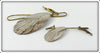 Vintage Unknown Turkey Foot Spinner Lure Pair