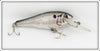 Vintage Bagley Black On Silver Foil Bass N Shad Lure
