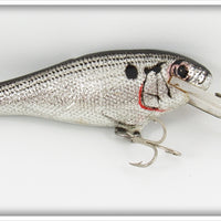 Vintage Bagley Black On Silver Foil Bass N Shad Lure