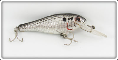 Vintage Bagley Black On Silver Foil Bass N Shad Lure