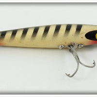 Vintage Smithwick White With Black Stripes Dancer Lure