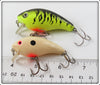 Mann's Chartreuse Crawdad & Bone Crankbait Pair