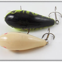 Mann's Chartreuse Crawdad & Bone Crankbait Pair