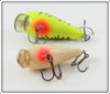 Mann's Chartreuse Crawdad & Bone Crankbait Pair