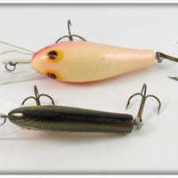 Poe's Bone Orange Belly & Gold Scale Crankbait Pair