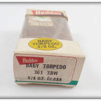 Heddon Black Shore Baby Torpedo In Correct Box