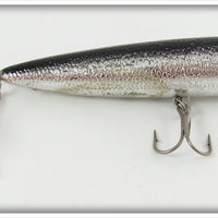 Vintage Mann's Chrome Black Back Chug N Spit Lure