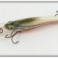 Crankbait Corp White & Orange Bait