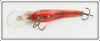 Crankbait Corp White & Orange Bait
