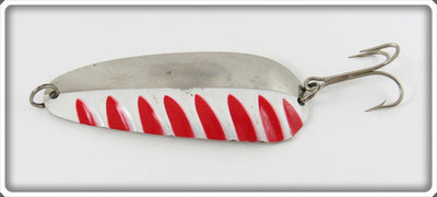Vintage AL&W Red & Nickel Half Wave Lure 