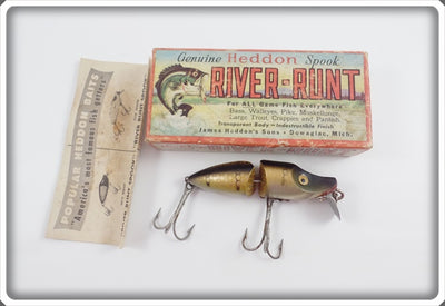 Heddon Pike Scale Jointed River Runt In Box