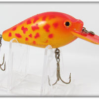 Vintage Fred Arbogast Orange Coachdog Pug Nose Lure