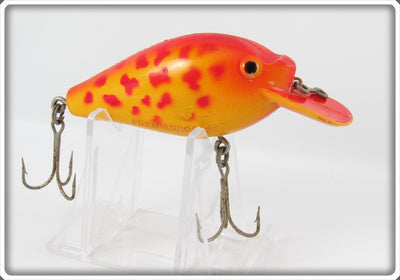 Vintage Fred Arbogast Orange Coachdog Pug Nose Lure