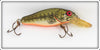 Vintage Bomber Bait Co Natural Bass Smilin' Minnow Lure