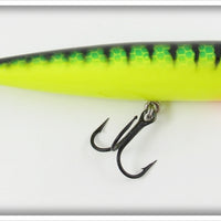 Green Scale Black Stripes Topwater Crankbait Lure