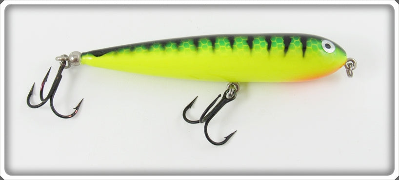 Green Scale Black Stripes Topwater Crankbait Lure