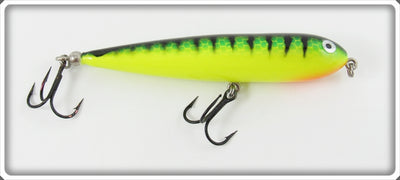 Green Scale Black Stripes Topwater Crankbait Lure
