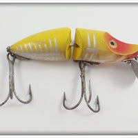 Heddon Yellow Shore Jointed River Runt In Correct Box